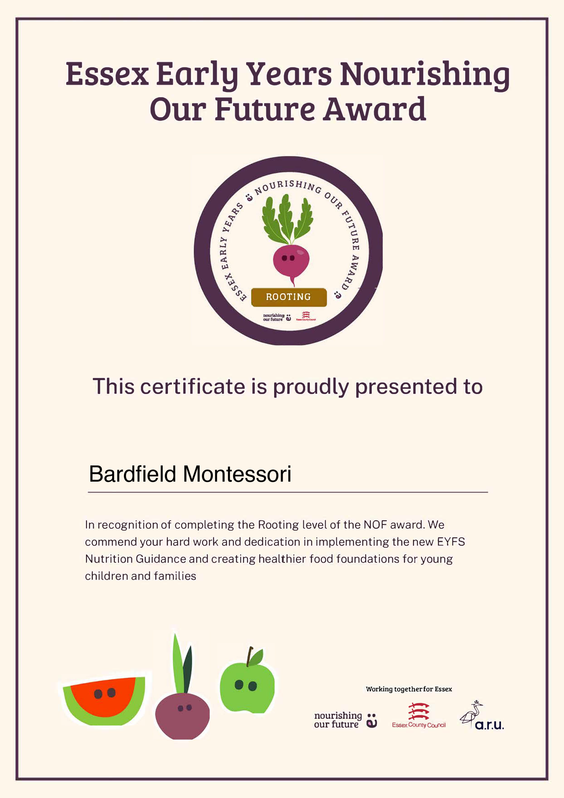 NOF - Rooting Certificate
